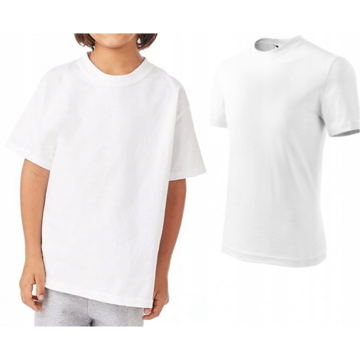 T-SHIRT DZIECIĘCY BIAŁY