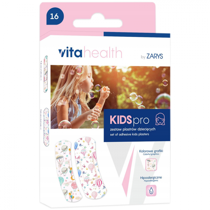 ZESTAW PLASTRÓW DZIECIĘCYCH ZARYS KIDSPRO GIRLS