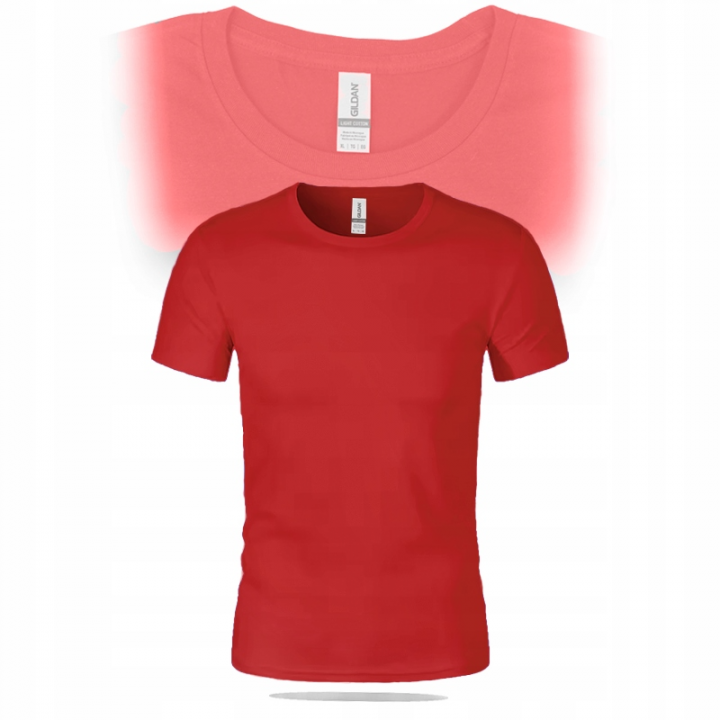 T-SHIRT MĘSKI SZARY KOSZULKA MĘSKA KRÓTKI RĘKAWEK GILDAN 100% BAWEŁNA