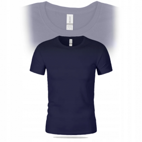 T-SHIRT MĘSKI GRANATOWY KOSZULKA MĘSKA KRÓTKI RĘKAWEK GILDAN 100% BAWEŁNA