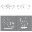 OKULARY OCHRONNE DELTAPLUS KILIMANDJARO CLEAR